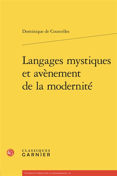 Langages mystiques et avènement de la modernité