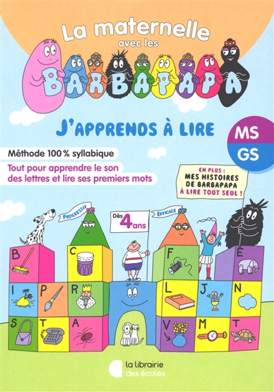 La maternelle avec les Barbapapa : j'apprends à lire, MS, GS