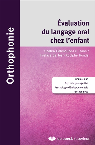 Evaluation du langage oral...