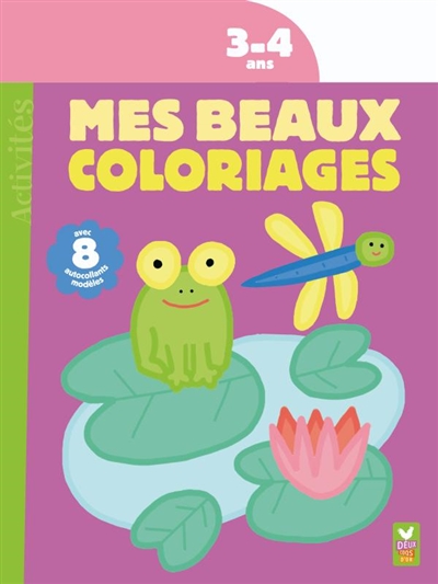 Mes beaux coloriages 3-4 ans : la grenouille