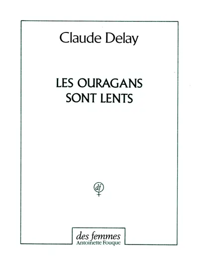 Les ouragans sont lents