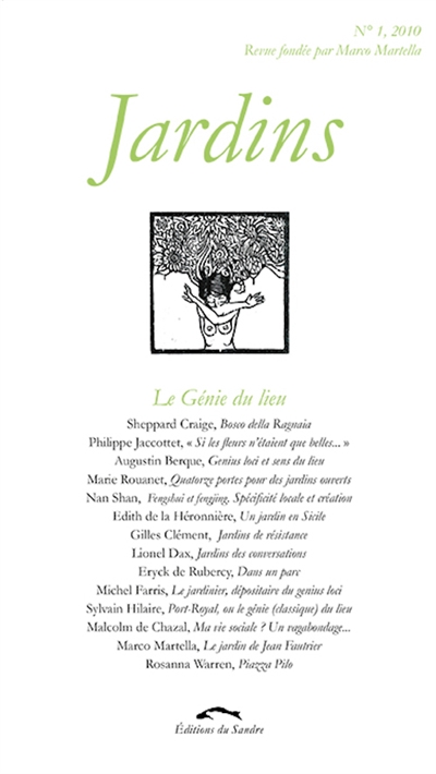 Jardins, n° 1. Le génie du...