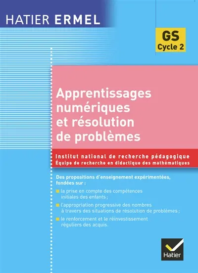 Apprentissages numériques et résolution de problèmes, grande section