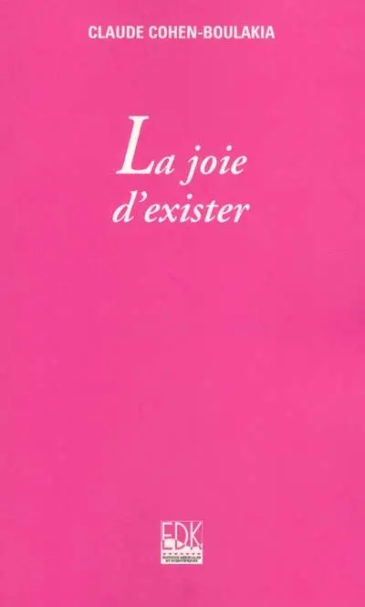 La joie d'exister