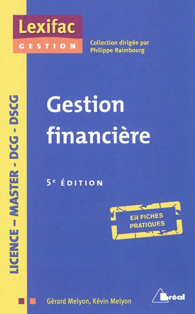 Gestion financière : licence-master-DCG-DSCG