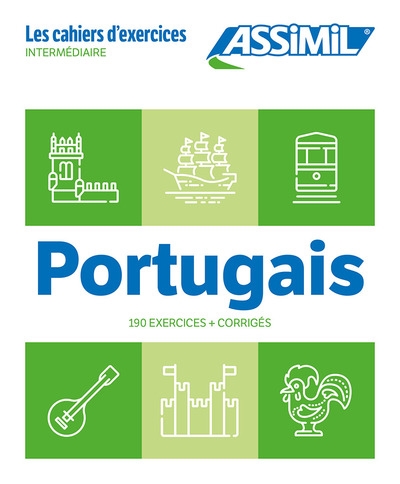 Portugais : intermédiaire : 190 exercices + corrigés