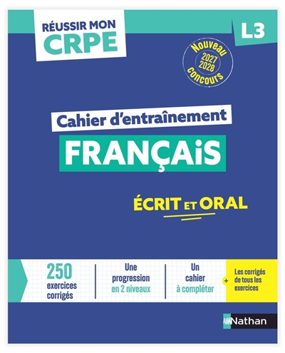 Français : cahier...
