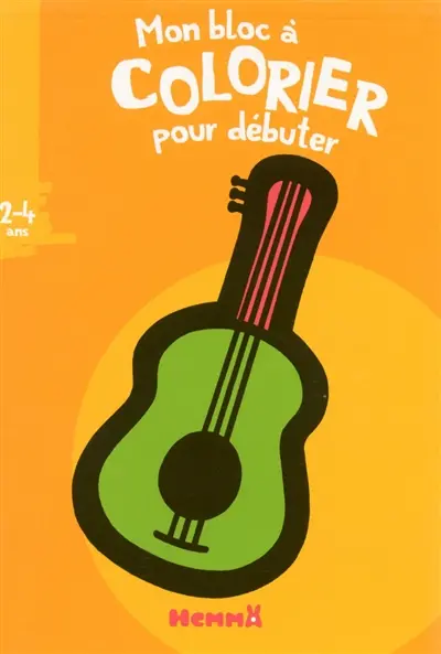 Mon bloc à colorier pour débuter 2-4 ans. Vol. 2