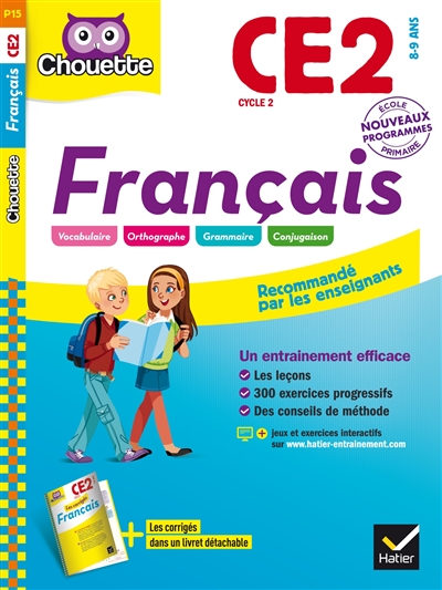 Français CE2, cycle 2, 8-9 ans : nouveau programme