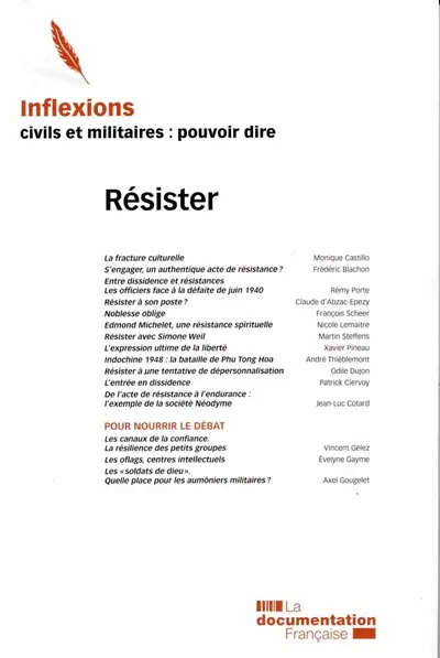 Inflexions, n° 29. Résister