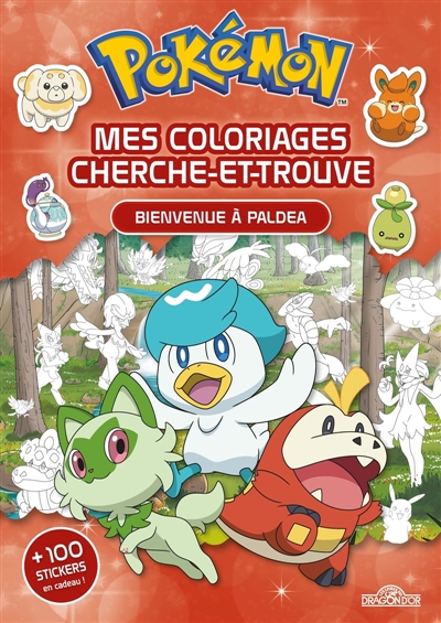 Pokémon - Maxi coloriages – Pixel Art en folie – Avec des stickers