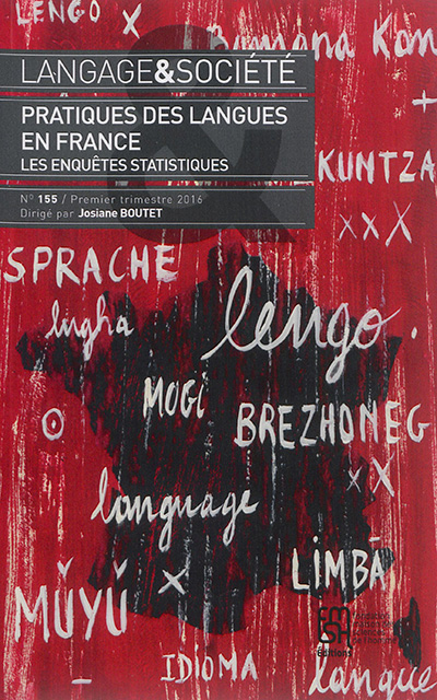 Langage et société, n° 155. Pratiques des langues en France : les enquêtes statistiques