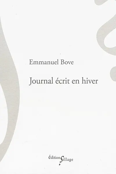 Journal écrit en hiver