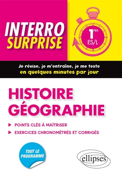 Histoire géographie : 1res ES, L