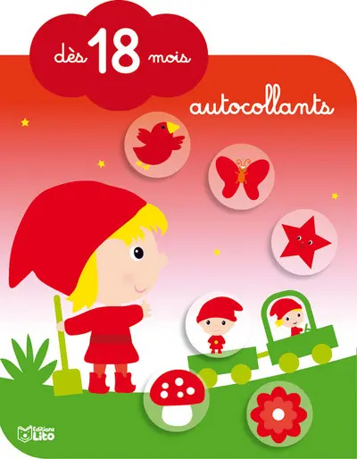 Le petit lutin : autocollants : dès 18 mois
