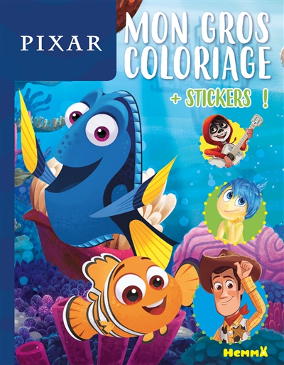 Pixar : mon gros coloriage + stickers !