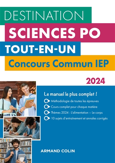 Destination Sciences Po, tout-en-un : concours commun IEP : 2024