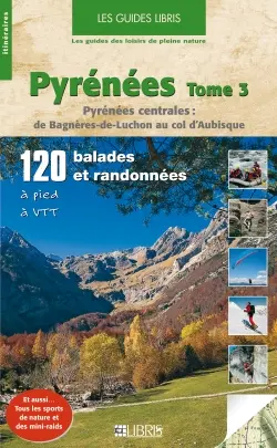 Pyrénées. Vol. 3. Pyrénées centrales : de Bagnères-de-Luchon au col d'Aubisque : 120 balades et randonnées à pied, à VTT