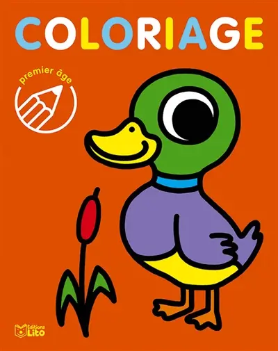 Coloriage premier âge : le canard