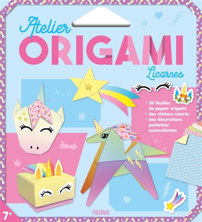 Licornes : atelier origami