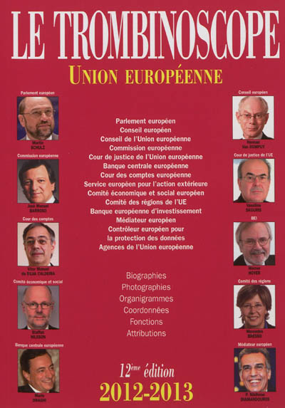 Le Trombinoscope : Union européenne : 2012-2013