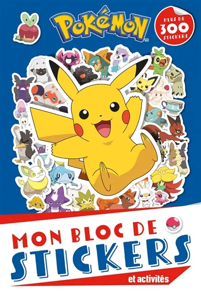 Pokémon : mon bloc de stickers et activités