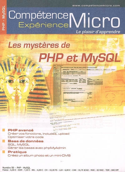 Compétence Micro. Expérience, n° 50. Les mystères de PHP et MySQL