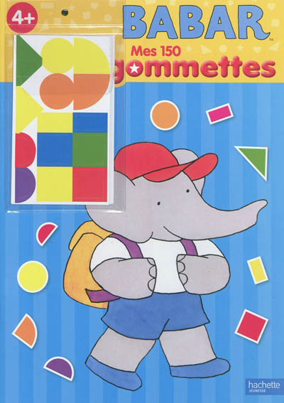 Babar, mes 150 gommettes, 4+