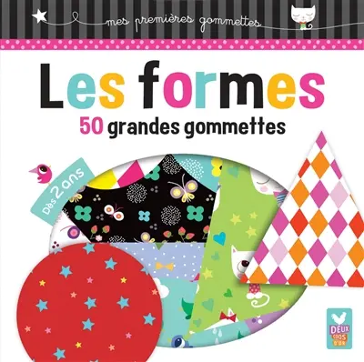 Les formes : 50 grandes gommettes