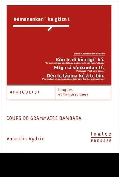 Cours de grammaire bambara