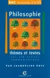 Philosophie, séries ES et S : thèmes et documents