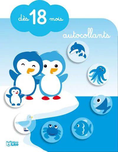 Les petits pingouins : autocollants : dès 18 mois