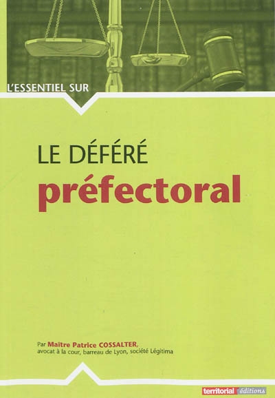 Le déféré préfectoral