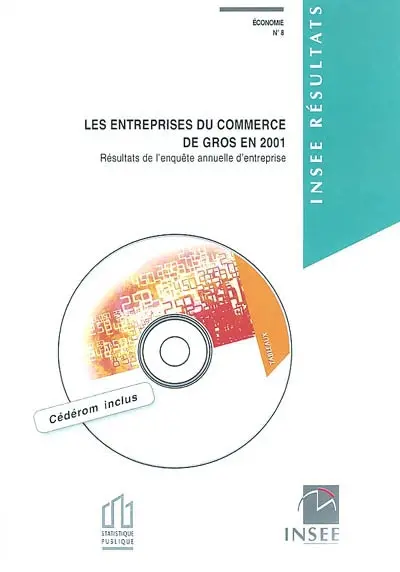 Les entreprises du commerce de gros en 2001 : résultats de l'enquête annuelle d'entreprise