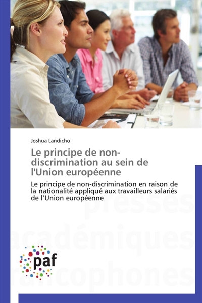 Le principe de non-discrimination au sein de l'union européenne
