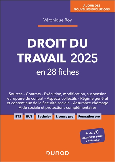 Droit du travail 2025 : en 28 fiches