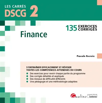 Finance : 135 exercices corrigés