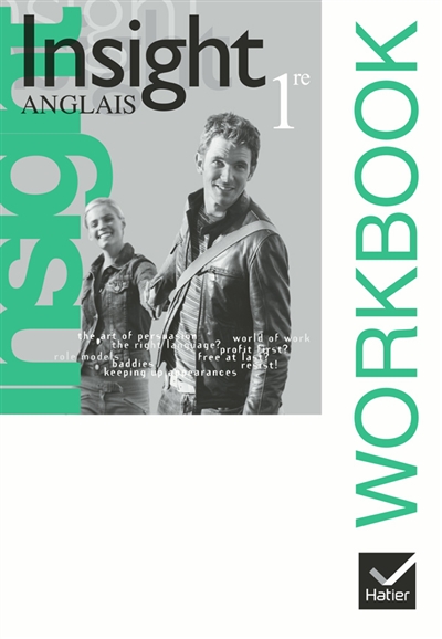 Insight anglais 1re : workbook