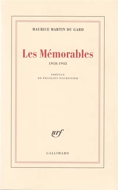 Les mémorables : 1918-1945