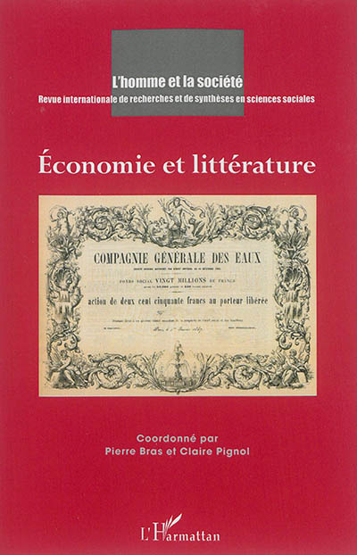 Homme et la société (L'), n° 200. Economie et littérature
