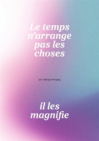Le temps n'arrange pas les...
