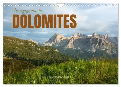 Un voyage dans les Dolomites (Calendrier mural 2027 DIN A4 vertical), CALVENDO calendrier mensuel : Les magnifiques paysages montagneux des Dolomites