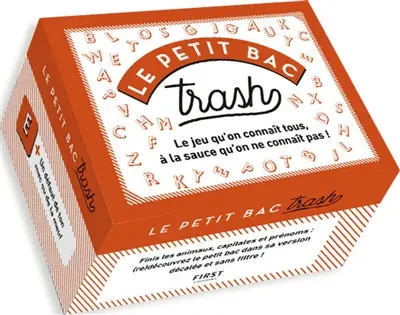 Le petit bac trash : le jeu qu'on connaît tous, à la sauce qu'on ne connaît pas !