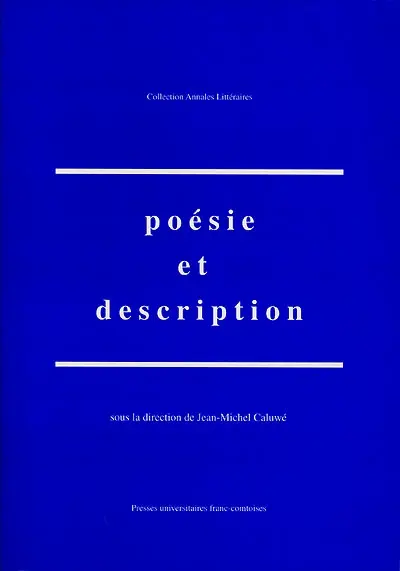 Poésie et description