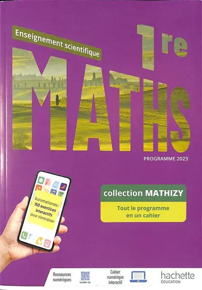 Maths 1re enseignement scientifique : programme 2023