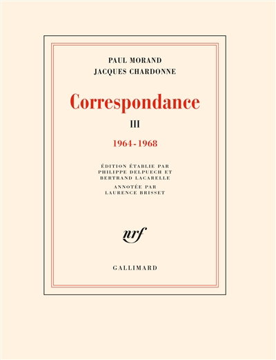 Correspondance. Vol. 3. 1964-1968
