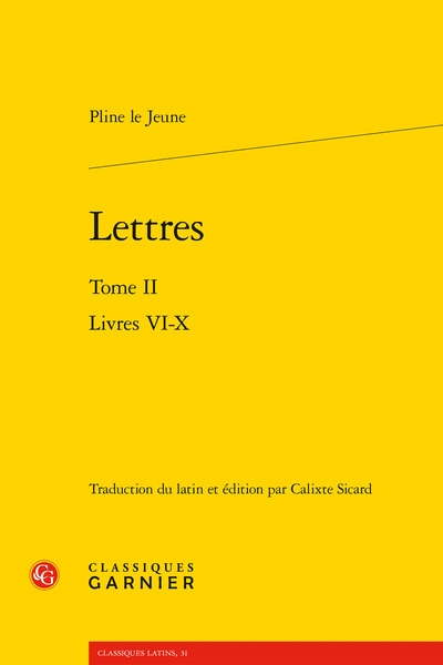 Lettres. Vol. 2. Livres VI-X
