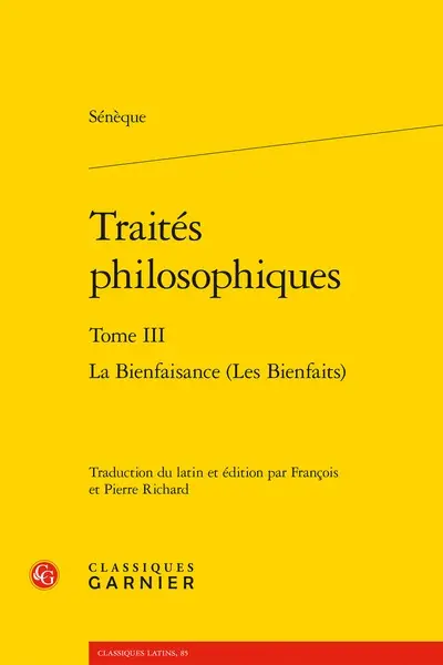Traités philosophiques. Vol. 3