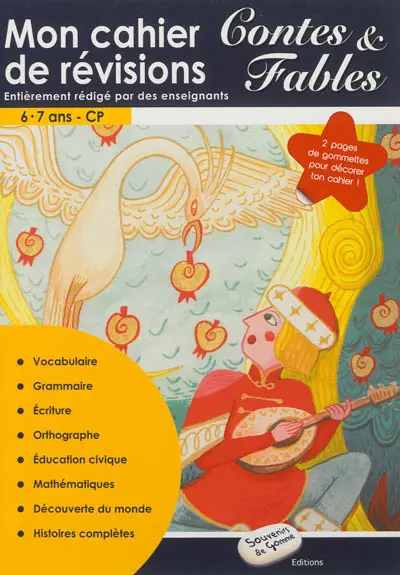 Mon cahier de révisions contes & fables, CP, 6-7 ans