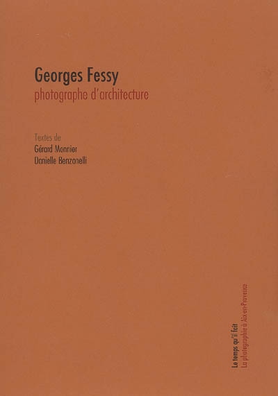 Georges Fessy, photographe d'architecture